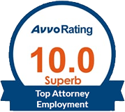 Avvo Rating | 10.0 Superb | Top Attorney Employment